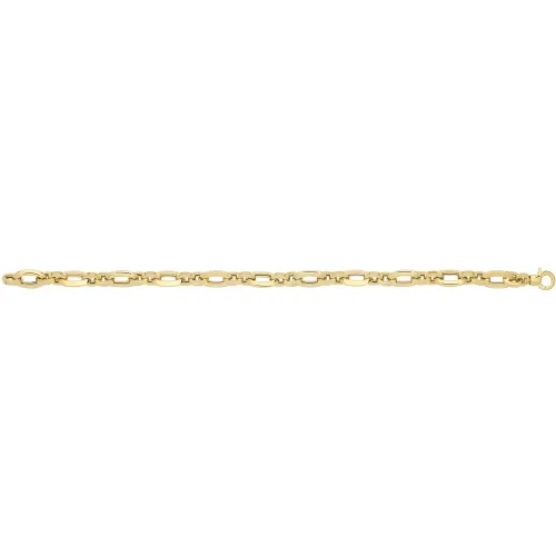 9ct Yellow Gold Hollow Bracelet 6g